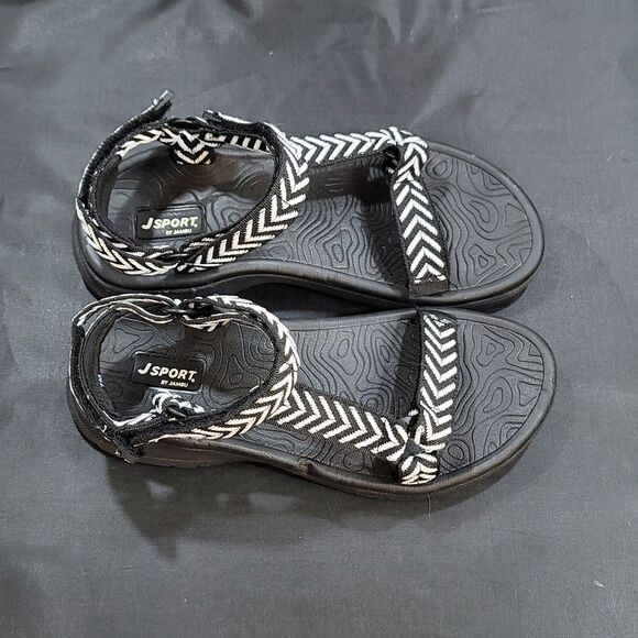 BRAND NEW JAMBU WOMENS JSPORT JETTY ENCODE VEGAN SANDALS KHAKI MESH SPORT SHOES - Picture 8 of 13